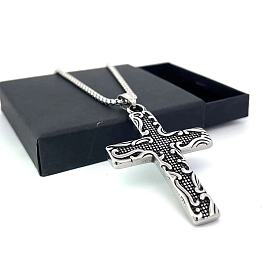 Крест из нержавеющей стали мужские винтажные хип-хоп подвески ожерелья