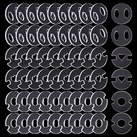 60 шт. 3 стили акриловая шапка помпоны пуговицы