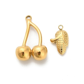 304 подвески из нержавеющей стали, ионное покрытие (ip), реальный 18 k позолоченный