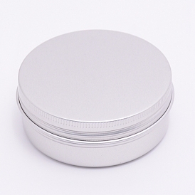 Aluminum Cans, Screw Lid Metal Storage Tins Containers, for Storing Spices, Candies, Lip Balm, Candles