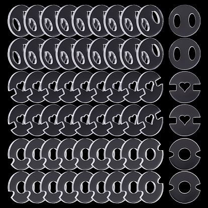 60 шт. 3 стили акриловая шапка помпоны пуговицы