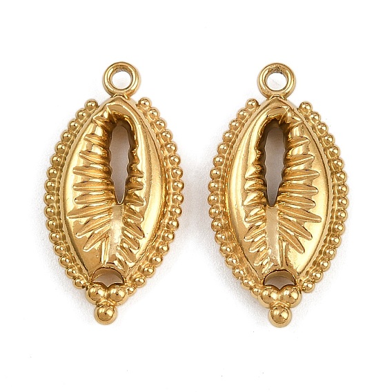 304 подвески из нержавеющей стали, ионное покрытие (ip), шарм в форме ракушки