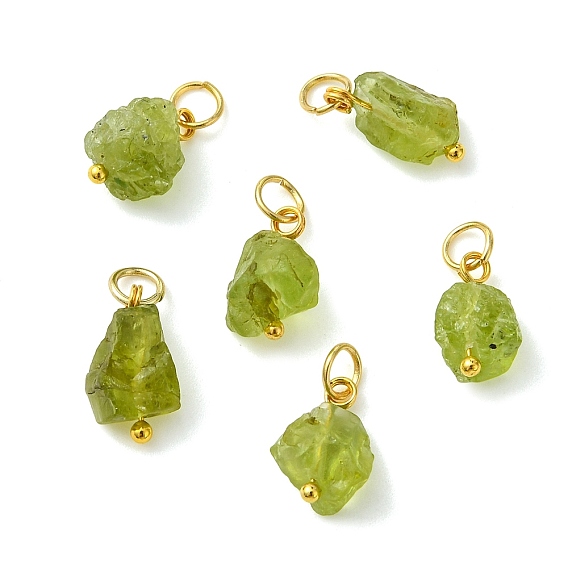 Необработанный натуральный перидот, подвеска., самородки прелести