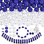 Diy jewelry making kits, incluyendo hilo elástico, cuentas de pedrería de arcilla polimérica, perlas de imitación de plástico ABS y latón