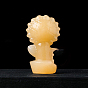 Natural Calcite Display Decorations, for Home Decoration, Sunflower