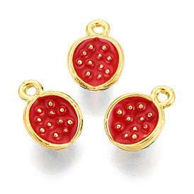 Сплав эмали прелести, арбузное очарование, золотые, стойки покрытие, без кадмия, без никеля и без свинца