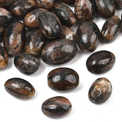 Natural Chiastolite Beads, Tumbled Stone, Nuggets, No Hole/Undrilled, Vase Filler Gems/Undrilled, Vase Filler Gems