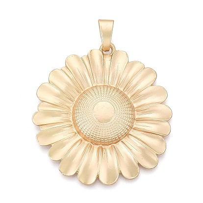 Стойки обшивки сплава большие кулоны, прелести подсолнуха, без кадмия и без свинца