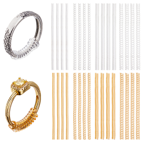 32 шт. 8 стили пластиковое кольцо регулировочная спиральная катушка