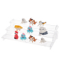 Multi-Tier Acrylic Model Toy Assembled Organizer Holders, Action Figure Rectangle Display Risers