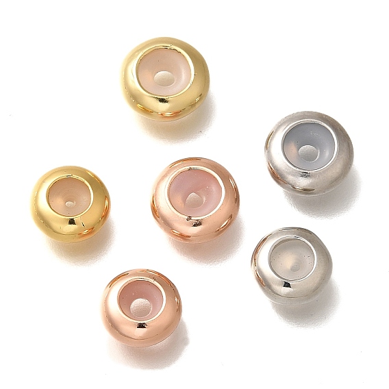 Стойки обшивки латунные бусины, без кадмия и без свинца, долговечный, плоско-круглые