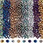 Гальванизируйте прозрачное стекло бисер нитей, полное покрытие, граненые, рондель