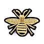 Bee Shape Computerized Embroidery Cloth Iron on/Sew on Patches, Costume Accessories, Appliques