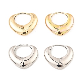 Латунные серьги обруча, слеза