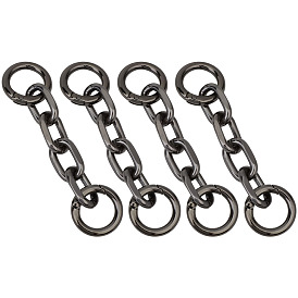 4 шт. алюминиевые цепи для удлинителей цепей, с литыми пружинными кольцами
