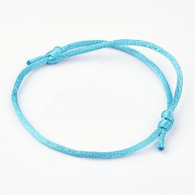 Nylon Thread Bracelet Making, Adjustable