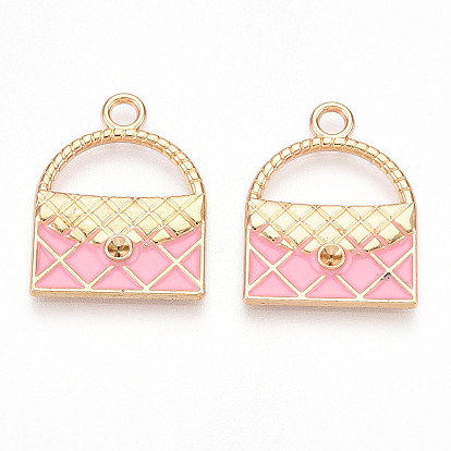 Настройки горный хрусталь эмаль кулон сплава, стойки покрытие, без кадмия, без никеля и без свинца, сумка очарование, золотые