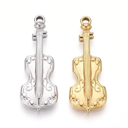 304 подвески из нержавеющей стали, скрипка, ионное покрытие (ip)