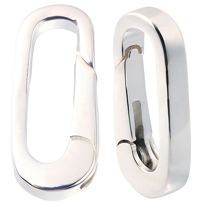 2 шт. 925 Кольца с пружинным затвором из стерлингового серебра, 1двусторонняя полировальная салфетка из замши для серебра