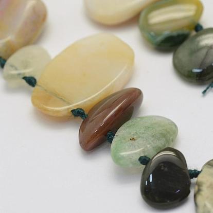 Natural Ocean Agate/Ocean Jasper Beads Strands, Chip