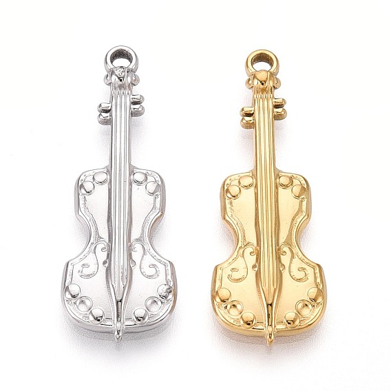 304 подвески из нержавеющей стали, скрипка, ионное покрытие (ip)