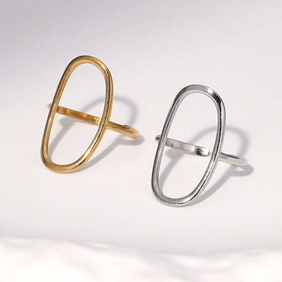 201 открытые кольца манжеты из нержавеющей стали, овальные