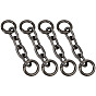 4 шт. алюминиевые цепи для удлинителей цепей, с литыми пружинными кольцами
