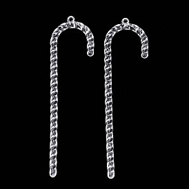 Прозрачные пластиковые большие подвески, трость