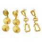 304 Stainless Steel Dangle Stud Earrings, Long Drop Earrings
