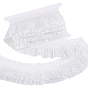 Polyester Ribbon, Lace Trim, with Plastic Pearl, Clothes Accessories