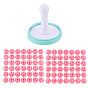 1 Bag Letter & Number PP Plastic Cookie Stamps, Baking Tools