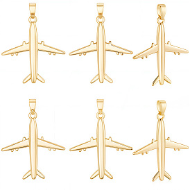 12 латунные подвески шт., прелести самолета