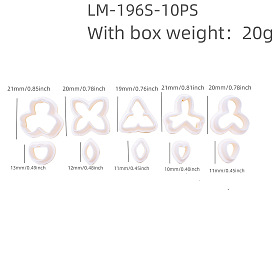 Пластиковые формы, резцы глины, инструменты для лепки из глины, для серьги решений