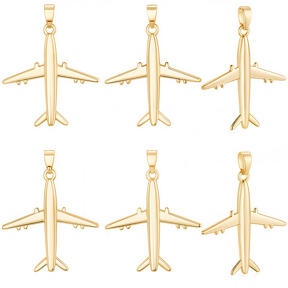 12 латунные подвески шт., прелести самолета