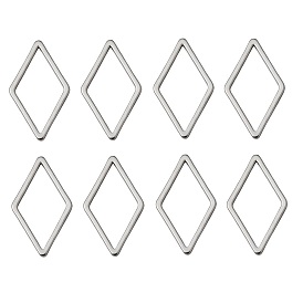 Brass Linking Rings, Rhombus, Nickel Free