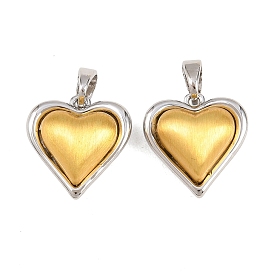 Латунные подвески, сердце прелести