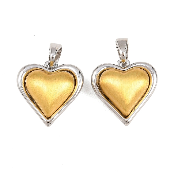 Латунные подвески, сердце прелести