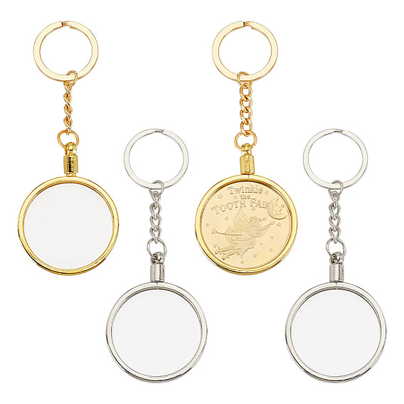 4шт 2 цвета пластиковый брелок