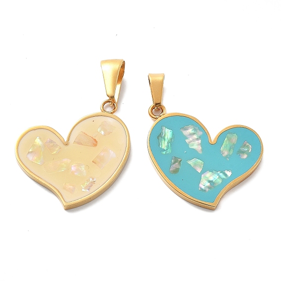 304 нержавеющей стальной эмали подвески, шарма сердца