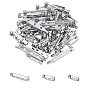 304 Stainless Steel Pin Brooch Back Bar Findings