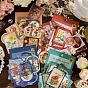 40 Sheets Sticker Pack Time Flies Series Vintage Floral Sticker, DIY Material Decoration Sticker