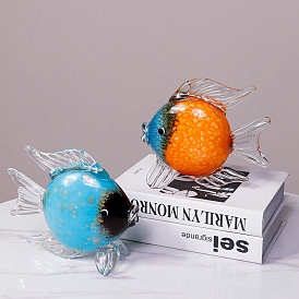 Miniature Fish Figurine Display Decorations, for Home Decoration