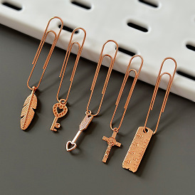 Metal Paper Clips,for Office School Document Organizing, Mixed Shape