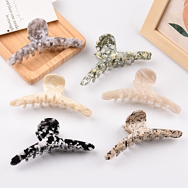 Cellulose Acetate(Resin) Large Claw Hair Clips, for Women Girls Thick Hair
