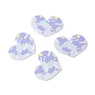 Acrylic Pendants, Lilac Heart