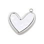 304 подвески из нержавеющей стали смолы, сердце прелести