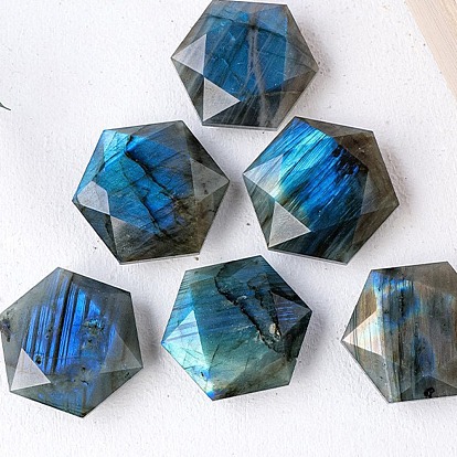 Натуральный лабрадорит, резная целебная звезда Давида, украшения, Украшения из камня с энергией Рейки