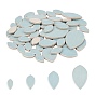 Handmade Porcelain Cabochons, Leaf