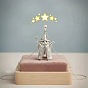 Vintage Alloy Witch Cat Shape Pendant Necklaces for Women