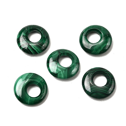 Природного малахита подвески, подвески в виде пончиков/пи-дисков